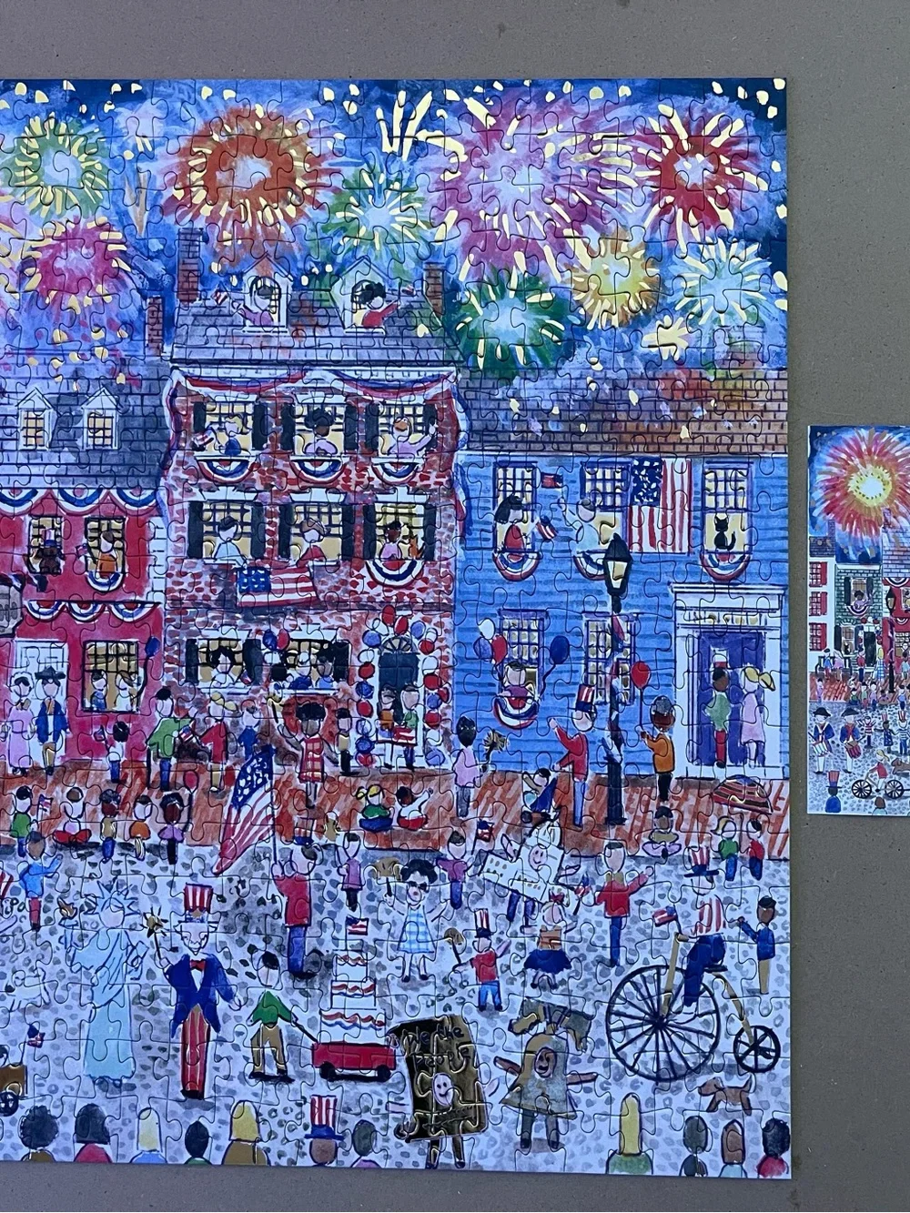 GALISON Micheal Storrings 250th Anniversary Celebrate The USA 500pc Puzzle